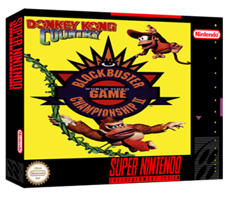 Donkey Kong Country: Blockbuster World Video Game Championship II - Box - 3D Image