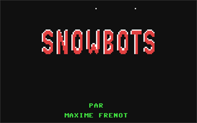 Snowbots - Screenshot - Game Title Image