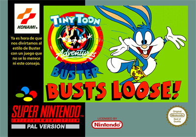 Tiny Toon Adventures: Buster Busts Loose! - Box - Front Image