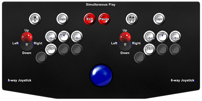 Gaia Crusaders - Arcade - Controls Information Image