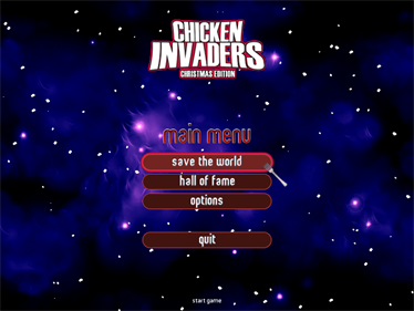 Chicken Invaders: The Next Wave: Christmas Edition - Screenshot - Game Title Image