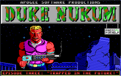 Duke Nukem: Episode 3: Trapped in the Future - Screenshot - Game Title Image