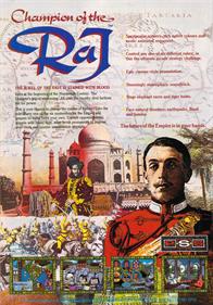 Champion of the Raj - Advertisement Flyer - Front Image