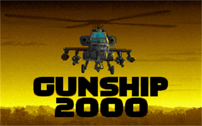 Gunship 2000: CD-ROM Edition - Screenshot - Game Title Image