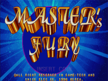 Master's Fury - Screenshot - Game Title Image