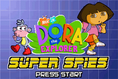 Dora the Explorer: Super Spies - Screenshot - Game Title Image