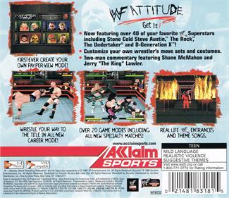 WWF Attitude - Box - Back Image
