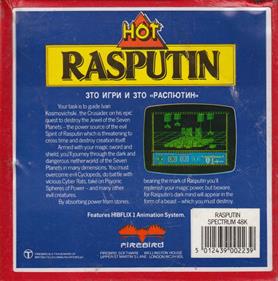 Rasputin - Box - Back Image