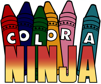 Color a Ninja - Clear Logo Image