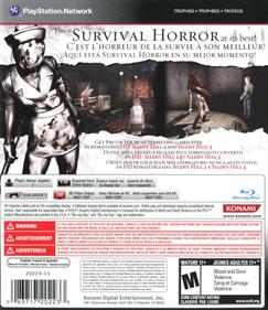 Silent Hill: HD Collection - Box - Back Image