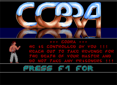 Cobra - Screenshot - Game Title Image