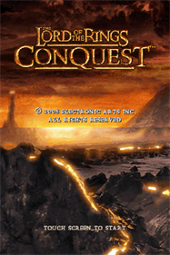 The Lord of the Rings: Conquest - Screenshot - Game Title Image