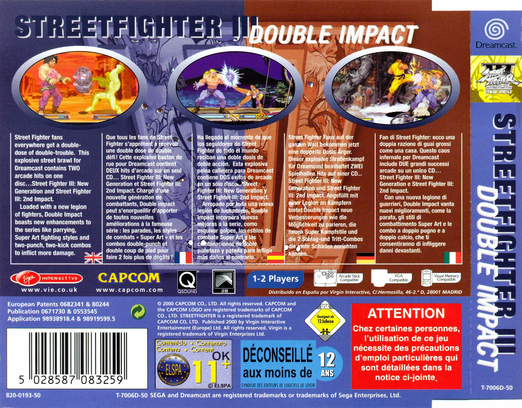 Street Fighter III: Double Impact - Metacritic