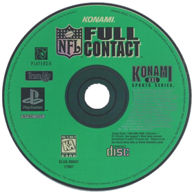 NFL Full Contact - Disc Image