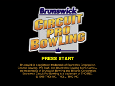 Brunswick Circuit Pro Bowling - Screenshot - Game Title Image