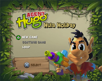 Agent Hugo: Hula Holiday - Screenshot - Game Title Image