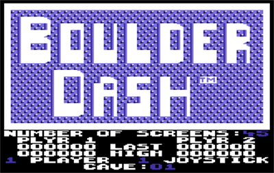 Boulder Dash Pro - Screenshot - Game Title Image