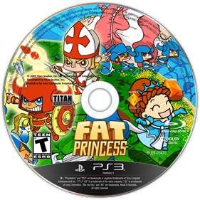 Fat Princess - Fanart - Disc Image