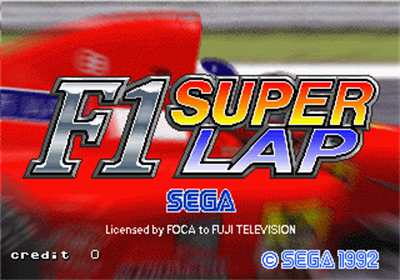F1 Super Lap - Screenshot - Game Title Image