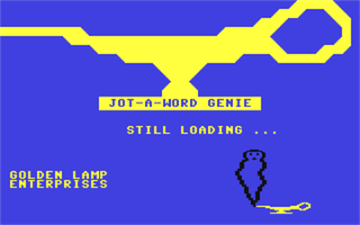 Jot-a-Word Genie - Screenshot - Game Title Image