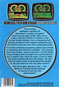 Wheel of Fortune: Golden Edition - Box - Back Image