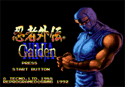 Ninja Gaiden - Screenshot - Game Title