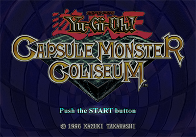 Yu-Gi-Oh! Capsule Monster Coliseum - Screenshot - Game Title Image