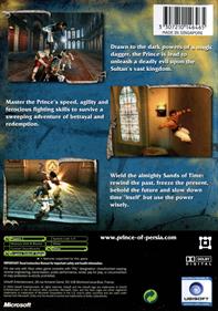 Prince of Persia: The Sands of Time - Box - Back Image