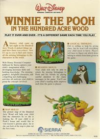 Winnie the Pooh in the Hundred Acre Wood - Box - Back Image