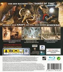 Prince of Persia: The Forgotten Sands - Box - Back Image