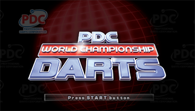 PDC World Championship Darts - Screenshot - Game Title Image