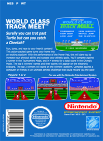 World Class Track Meet - Box - Back Image