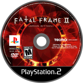 Fatal Frame II: Crimson Butterfly - Disc Image