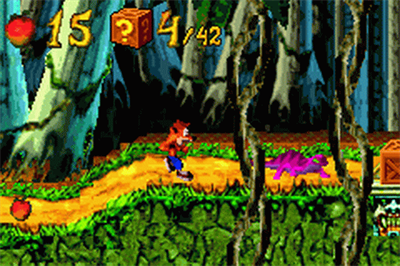 Crash Bandicoot: The Huge Adventure - Screenshot - Gameplay Image