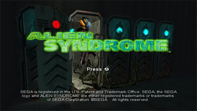 Alien Syndrome - Screenshot - Game Title Image