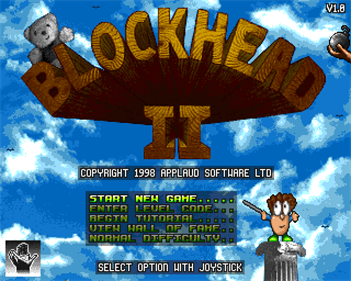 Blockhead II - Screenshot - Game Title Image