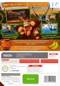 Donkey Kong Country Returns - Box - Back Image