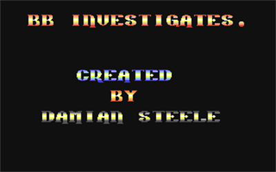 BB Investigates - Screenshot - Game Title Image