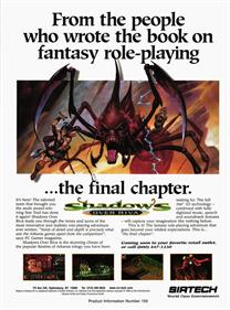 Realms of Arkania III: Shadows over Riva - Advertisement Flyer - Front Image