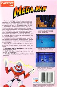 Mega Man - Box - Back Image