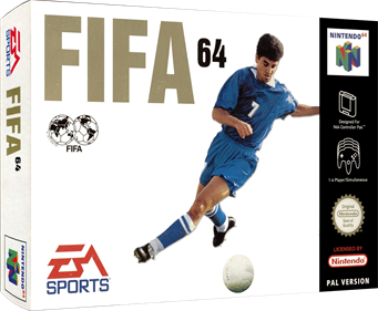 FIFA Soccer 64 - Box - 3D Image
