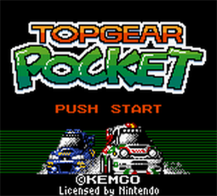 Top Gear Pocket - Screenshot - Game Title Image