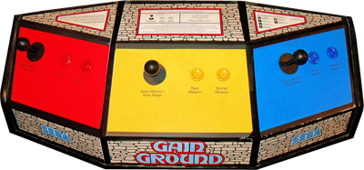 Gain Ground - Arcade - Control Panel Image
