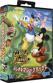 World of Illusion Starring Mickey Mouse and Donald Duck - Box - 3D Image