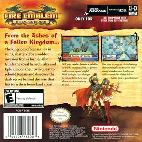 Fire Emblem: The Sacred Stones - Box - Back Image