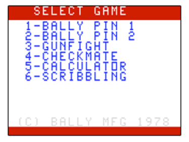 Bally Pin - Screenshot - Game Title Image