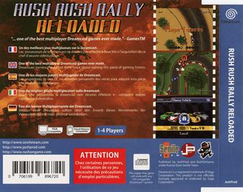 Rush Rush Rally Reloaded - Box - Back Image