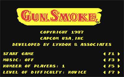 Gun.Smoke - Screenshot - Game Title Image