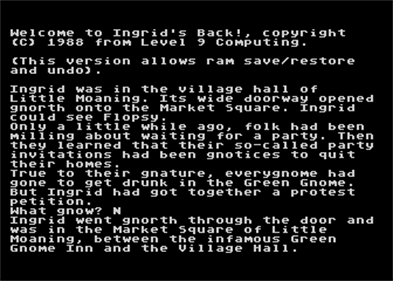 Ingrid's Back - Screenshot - Game Title Image