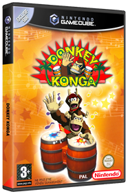 Donkey Konga - Box - 3D Image